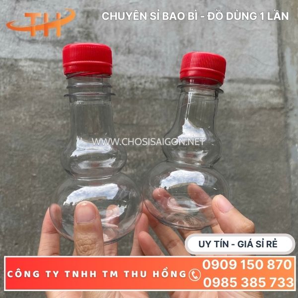 Vỏ chai nhựa hồ lô 150ml cao cấp, chất lượng tốt giá rẻ