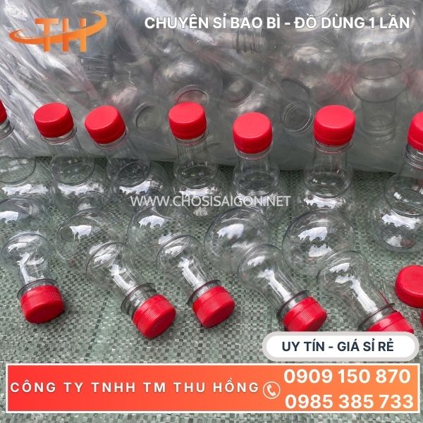 Vỏ chai nhựa hồ lô 150ml đựng rượu tại đám tiệc giá rẻ