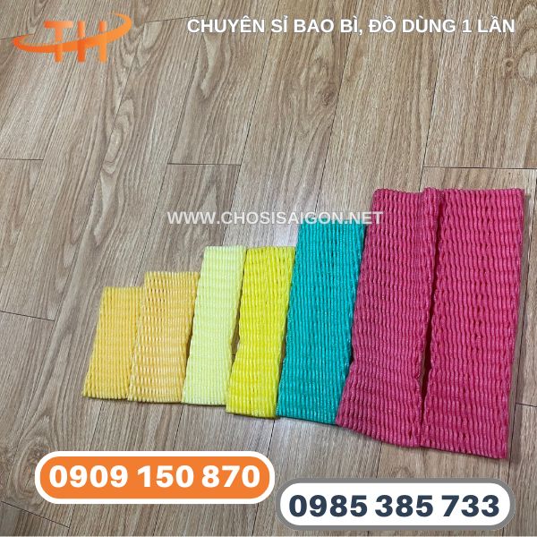 Xốp lưới bọc trái cây đủ màu, đủ size giá hấp dẫn