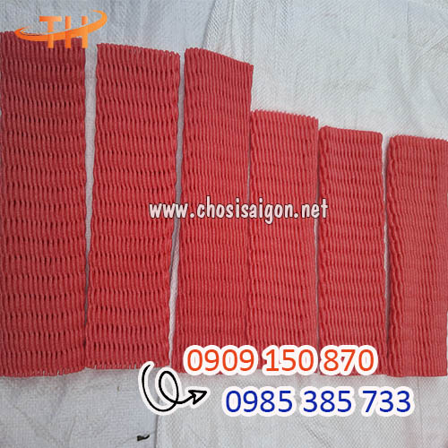 Xốp lưới bọc trái cây đủ màu nhiều kích thước sỉ rẻ