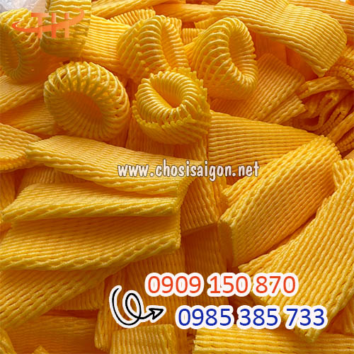 Xốp lưới vàng bọc trái cây đủ kích thước sỉ rẻ