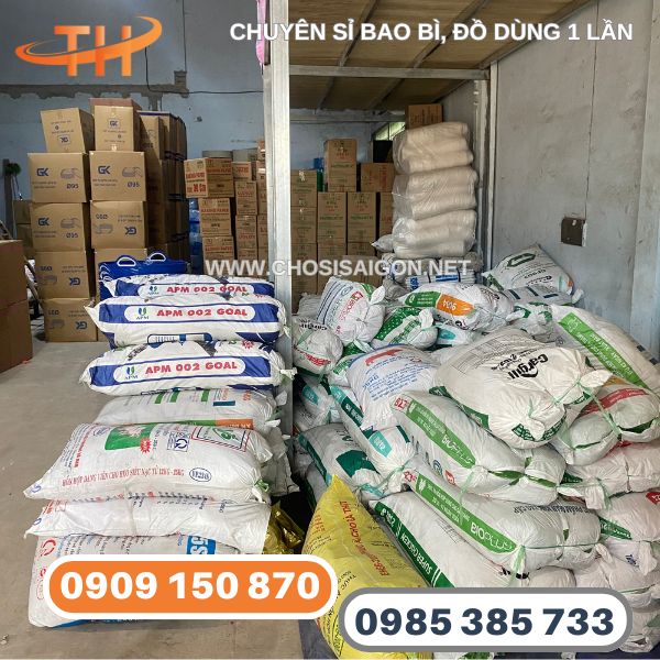 Xưởng bọc xốp 2 quai sọc đỏ tại Bình Chánh