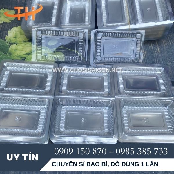 Hộp nhựa H21 đựng nem chua giá rẻ nhất