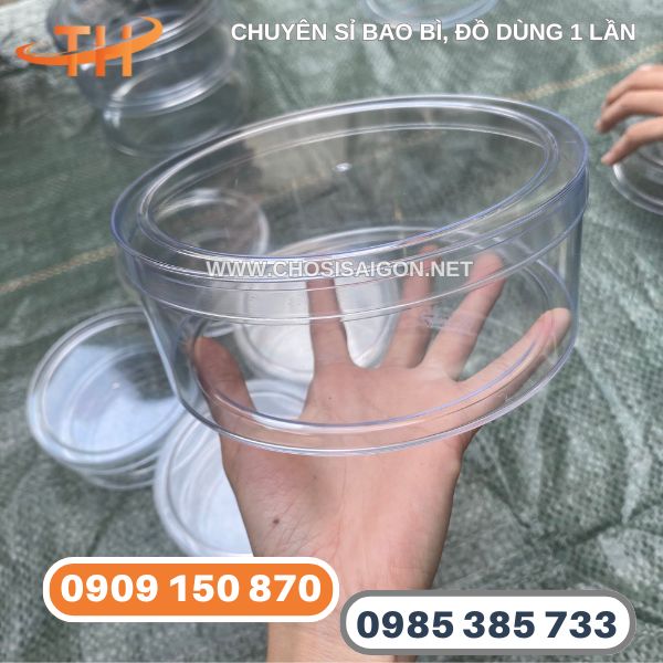 Xưởng hộp nhựa mica 500g uy tín giá tốt