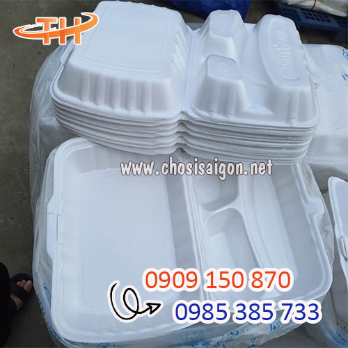 Hộp xốp 3 ngăn giá rẻ nhất tại xưởng