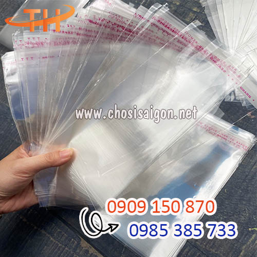 Túi OPP dán miệng đựng khẩu trang, bao lì xì sỉ rẻ