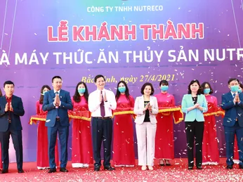 Nutreco khánh thành nhà máy thức ăn thủy sản 100.000 tấn/năm