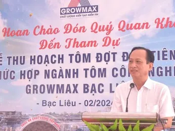 Thêm một tập đoàn xây dựng chuỗi ngành tôm tại Bạc Liêu