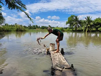 Lão nông thuê đất nuôi cá, lãi nửa tỷ đồng mỗi năm