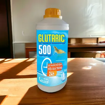 GLUTARIC 500 – Giải pháp sát khuẩn phổ rộng, làm sạch ao nuôi hiệu quả trong 24 giờ