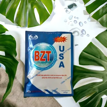 BZT USA – Men vi sinh cao cấp tẩy nhớt bạt đáy, cắt tảo và làm sạch môi trường ao nuôi tôm