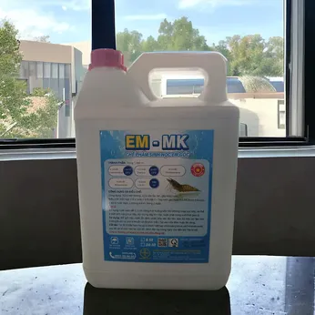 EM-MK – Chế phẩm sinh học EM gốc, xử lý môi trường – cắt tảo – ổn định màu nước ao nuôi