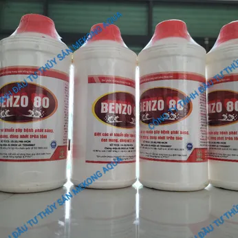 BENZO 80 - HÀM LƯỢNG BKC ĐẬM ĐẶC TIÊU DIỆT SẠCH VI KHUẨN AO NUÔI