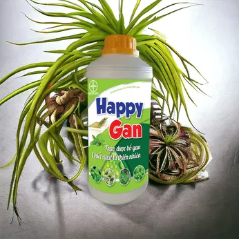 HAPPY GAN – Thảo dược bổ gan thế hệ mới, giải độc gan – tăng bắt mồi cho tôm cá