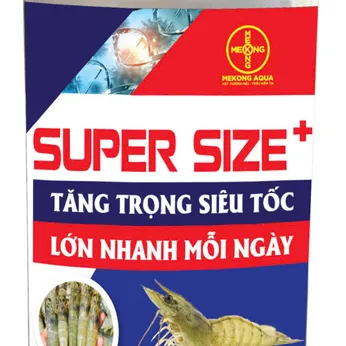 SUPER SIZE+ – Giải pháp tăng trọng siêu tốc, giúp tôm lớn nhanh mỗi ngày