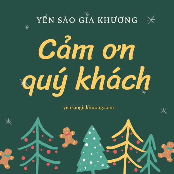 Yến sào ngày lễ Giáng Sinh Yến sào ngày lễ Giáng Sinh