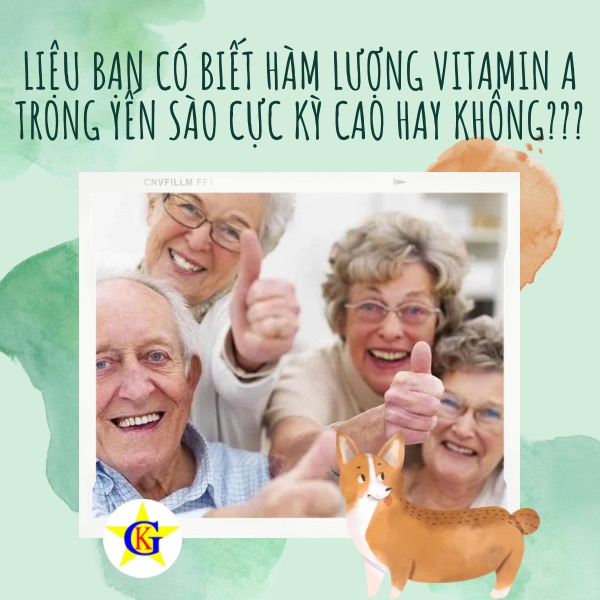 Yến sào cho người cao tuổi đôi mắt khoẻ hơn. Yến sào cho người cao tuổi đôi mắt khoẻ hơn.