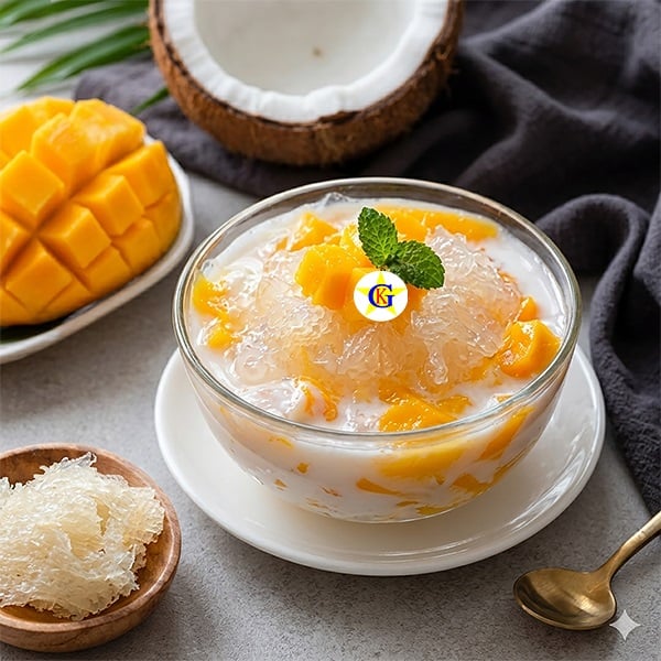 Chè yến xoài sữa dừa Chè yến xoài sữa dừa