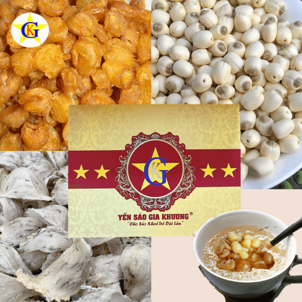 Cách nấu chè yến nhãn nhục hạt sen Cách nấu chè yến nhãn nhục hạt sen