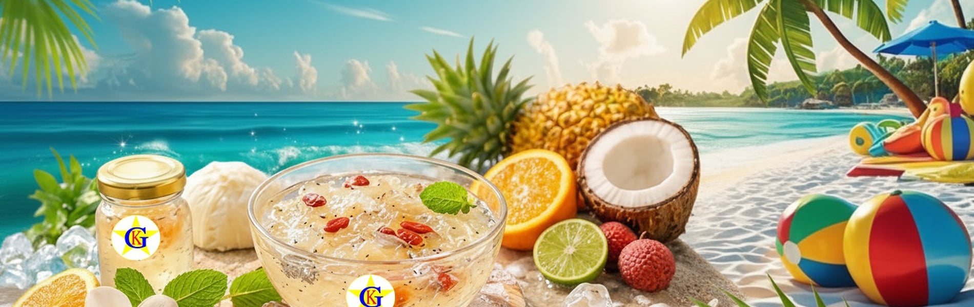 tận hưởng yến sào mùa hè