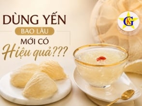 Dùng yến bao lâu mới có hiệu quả???