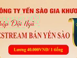 Tuyển dụng nhân viên livestream bán hàng