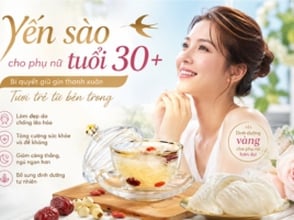 Yến sào cho phụ nữ tuổi 30+