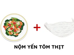 Nộm yến tôm thịt