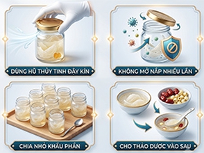 Yến chưng tươi bảo quản được bao lâu P2