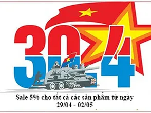 Chào Mừng Đại Lễ 30/04 & 01/05