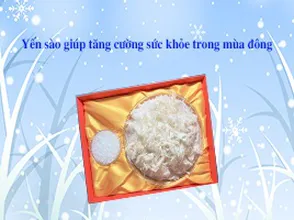 Yến sào giúp tăng cường sức khỏe trong mùa đông