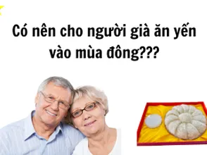 Có nên cho người già ăn yến sào vào mùa đông???