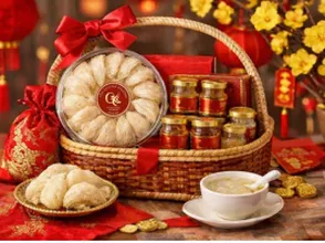 Yến sào làm giỏ quà tết