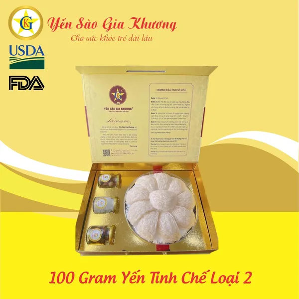 Yến tinh chế loại 2