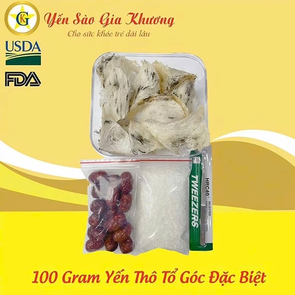 Yến thô tổ góc đặc biệt