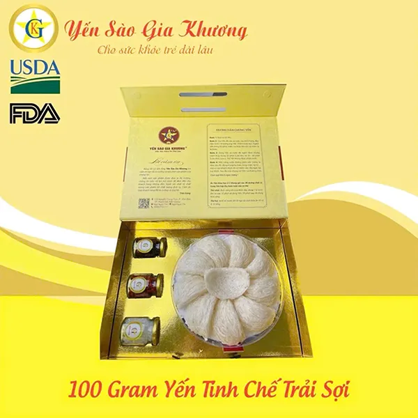 Yến Tinh Chế Trải Sợi