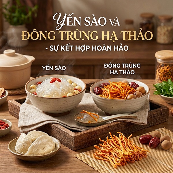 TỔ YẾN VÀ ĐÔNG TRÙNG HẠ THẢO - KẾT HỢP THẾ NÀO ĐỂ ĐẠT HIỆU QUẢ TỐT NHẤT TỔ YẾN VÀ ĐÔNG TRÙNG HẠ THẢO - KẾT HỢP THẾ NÀO ĐỂ ĐẠT HIỆU QUẢ TỐT NHẤT