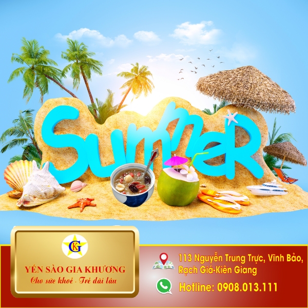 Yến sào - bí quyết cho mùa hè thêm sôi động Yến sào - bí quyết cho mùa hè thêm sôi động