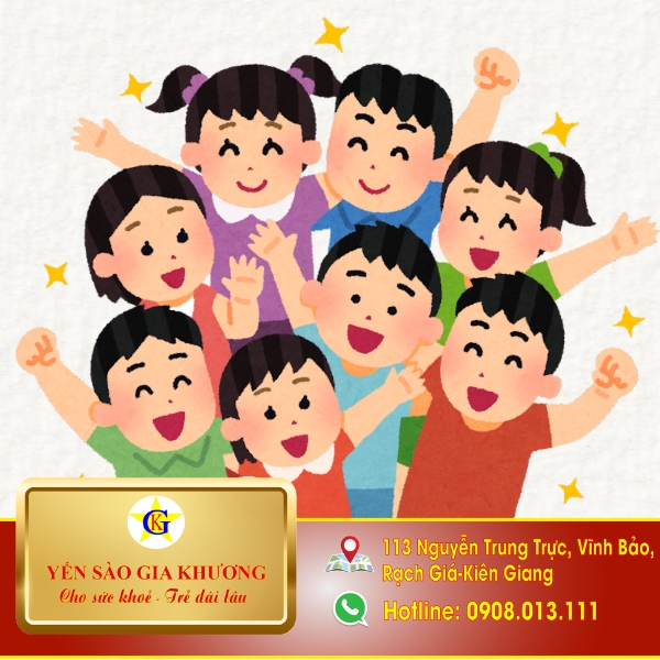 Yến sào cho trẻ em