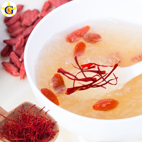 Yến chưng saffron Yến chưng saffron