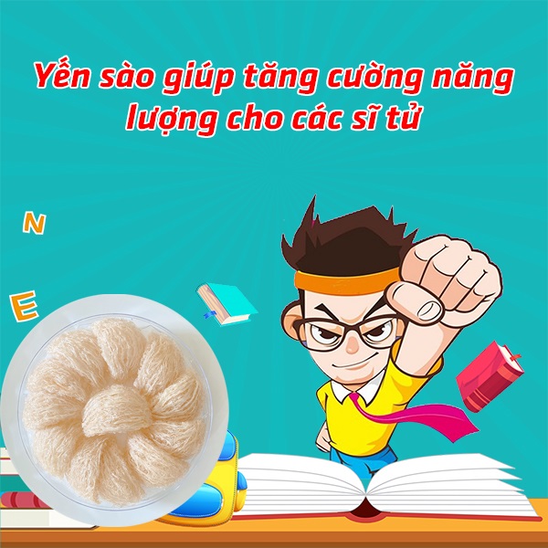 Yến sào giúp tăng cường năng lượng cho các các em học sinh Yến sào giúp tăng cường năng lượng cho các các em học sinh