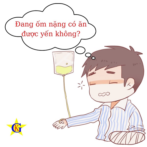 đang ốm nặng có ăn được yến không đang ốm nặng có ăn được yến không
