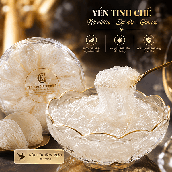 Yến tinh chế có nở nhiều hay không Yến tinh chế có nở nhiều hay không