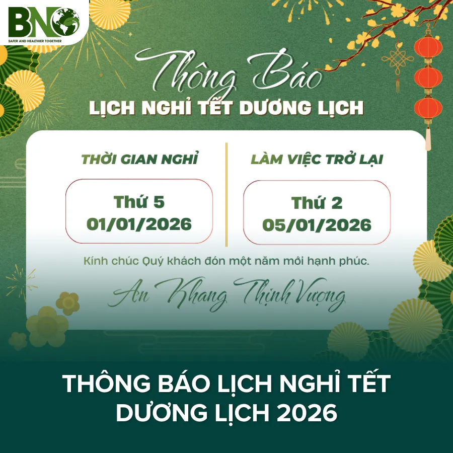 THÔNG BÁO NGHỈ TẾT DƯƠNG LỊCH 2026