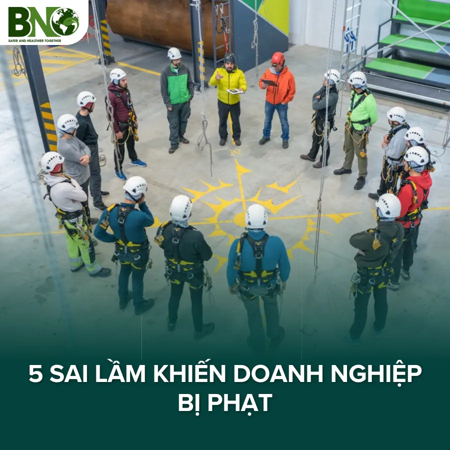 5 sai lầm khiến doanh nghiệp bị phạt vì không huấn luyện đúng quy định