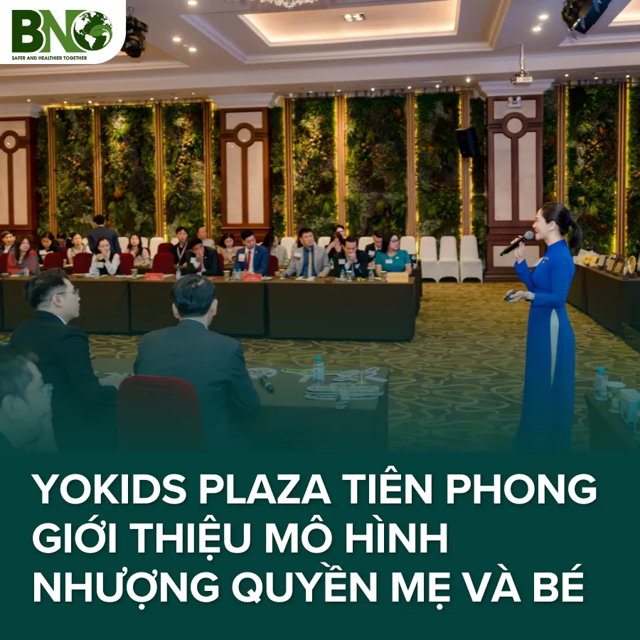 Yokids Plaza giới thiệu mô hình nhượng quyền mẹ và bé tại sự kiện BNI Win Win tháng 7/2025