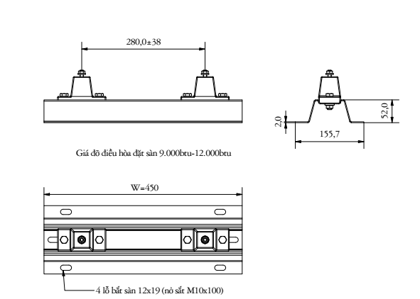GIÁ ĐẶT SÀN ĐƠN MÁY 9000-12000 BTU/h