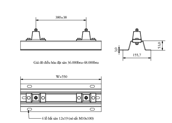 GIÁ ĐẶT SÀN ĐƠN MÁY 36000-48000 BTU/h