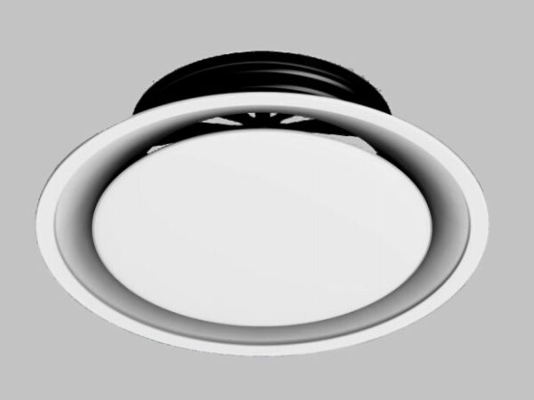 Ảnh cửa gió, miệng gió khuếch tán tròn một đĩa lõi D300 Starduct Ảnh cửa gió, miệng gió khuếch tán tròn một đĩa lõi D300 Starduct