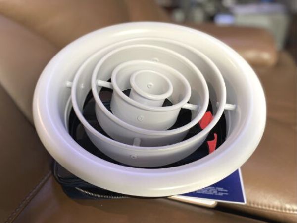 Ảnh cửa gió, miệng gió khuếch tán tròn thổi xa D250 Starduct Ảnh cửa gió, miệng gió khuếch tán tròn thổi xa D250 Starduct